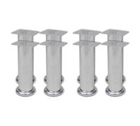 BOWEKAM Hogar y Jardín Patas para sofá 8 piezas Cromo redondo 180 mm Elección de muebles