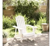 BOWEKAM Home & Garden-Adirondack - Silla blanca de madera maciza de 69 x 85 x 90,5 cm, elección de muebles de abeto