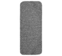 BOWEKAM Home & Garden - Alfombrillas antideslizantes para escaleras, 15 unidades, 60 x 25 cm, color gris