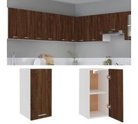 BOWEKAM Home & Garden - Armario colgante de madera de roble marrón, 29,5 x 31 x 60 cm, elección de muebles de madera