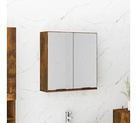 BOWEKAM Home & Garden - Armario de baño con espejo de roble ahumado, 64 x 20 x 67 cm, elección de muebles