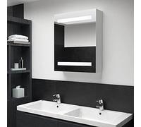 BOWEKAM Home & Garden - Armario de baño con espejo LED, 50 x 13,5 x 60 cm, elección de muebles
