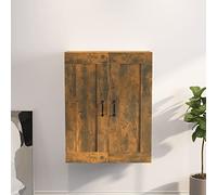 BOWEKAM Home & Garden - Armario de pared colgante de roble ahumado, 69,5 x 32,5 x 90 cm, elección de muebles