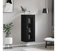 BOWEKAM Home & Garden - Armario de pared negro 34,5 x 34 x 90 cm, elección de muebles