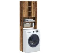 BOWEKAM Home & Garden - Armario para lavadora de madera vieja, 64 x 25,5 x 190 cm, elección de muebles