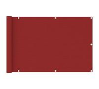 BOWEKAM Home & Garden-Balcony Screen Red 90x400 cm HDPE-Furniture Choice