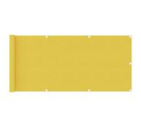 BOWEKAM Home & Garden-Balcony Screen Yellow 75x500 cm HDPE-Furniture Choice