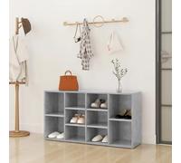 BOWEKAM Home & Garden-Banco de zapatos de hormigón gris 103 x 30 x 54,5 cm, elección de muebles de madera