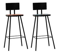 BOWEKAM Home & Garden-Bar Sillas 2 piezas de madera maciza reciclada elección de muebles