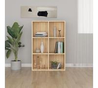 BOWEKAM Home & Garden-Book/aparador de roble Sonoma 66 x 30 x 98 cm, elección de muebles de madera