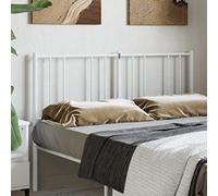 BOWEKAM Home & Garden-Cabecero de metal blanco 160 cm elección de muebles