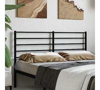 BOWEKAM Home & Garden - Cabecero metálico negro de 120 cm, elección de muebles