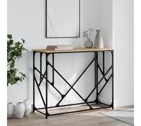 BOWEKAM Home & Garden-Consola de roble Sonoma 100 x 40 x 80 cm, elección de muebles de madera