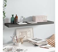 BOWEKAM Home & Garden - Estante de pared flotante gris brillante 90 x 23,5 x 3,8 cm, MDF-Furniture Choice