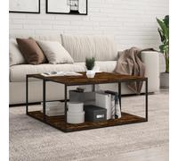 BOWEKAM Home & Garden-Estantes de pared 4 piezas de roble ahumado 80 x 40 x 1,5 cm, elección de muebles de madera
