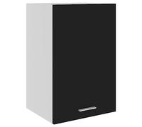 BOWEKAM Home & Garden-Gabinete colgante negro, 39,5 x 31 x 60 cm, diseño de madera