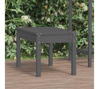 BOWEKAM Home & Garden-Garden - Banco de jardín gris 80 x 44 x 45 cm, madera maciza de pino, elección de muebles