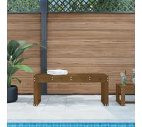 BOWEKAM Home & Garden-Garden - Banco de jardín marrón 110 x 38 x 45 cm, madera maciza de pino, elección de muebles