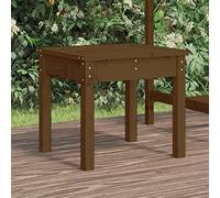 BOWEKAM Home & Garden-Garden - Banco de jardín marrón 50 x 44 x 45 cm, madera maciza de pino, elección de muebles