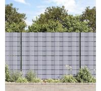 BOWEKAM Home & Garden-Garden - Pantalla de privacidad de PVC de 70 x 0,19 m, color gris claro