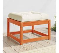 BOWEKAM Home & Garden-Garden - Reposapiés con cojines, color marrón encerado, madera maciza de pino, elección de muebles