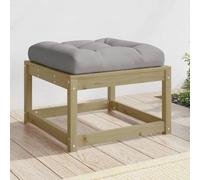 BOWEKAM Home & Garden-Garden - Reposapiés con cojines, madera de pino impregnada, elección de muebles