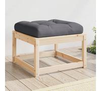 BOWEKAM Home & Garden-Garden - Reposapiés con cojines, madera maciza de pino