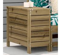 BOWEKAM Home & Garden-Garden - Reposapiés de madera impregnada de pino (62 x 31,5 x 52 cm)