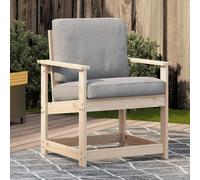 BOWEKAM Home & Garden-Garden - Silla de jardín (62 x 56 x 77 cm, madera maciza de pino)