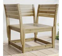 BOWEKAM Home & Garden-Garden - Silla de jardín de madera impregnada de pino