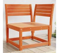 BOWEKAM Home & Garden-Garden - Sofá esquinero de madera maciza de pino color marrón encerado, 73 x 73 x 78 cm