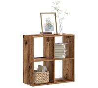 BOWEKAM Home & Garden-Librería de madera vieja de 68,5 x 32 x 68,5 cm, elección de muebles de madera