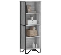 BOWEKAM Home & Garden-Librería Sonoma gris 50 x 31 x 137,5 cm, elección de muebles de madera