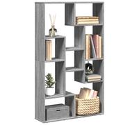 BOWEKAM Home & Garden-Librería Sonoma gris 72 x 20 x 120 cm de madera diseñada para muebles