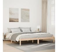 BOWEKAM Home & Garden - Marco de cama extralargo sin colchón, 180 x 220 cm, madera maciza de pino, elección de muebles
