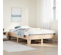 BOWEKAM Home & Garden - Marco de cama sin colchón, 120 x 200 cm, madera maciza de pino, elección de muebles