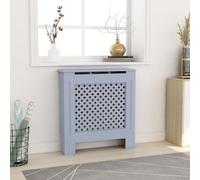 BOWEKAM Home & Garden-MDF - Cubierta para radiador (78 cm), color gris