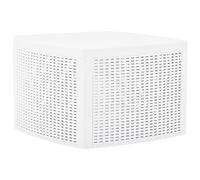 BOWEKAM Home & Garden-mesa auxiliar blanca 54 x 54 x 36,5 cm, de plástico, elección de muebles