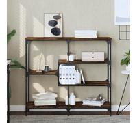 BOWEKAM Home & Garden - Mesa consola de roble ahumado, 103 x 32 x 95 cm, diseño de muebles de madera