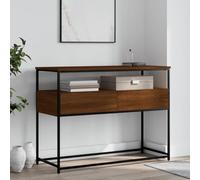 BOWEKAM Home & Garden - Mesa consola de roble marrón, 100 x 40 x 75 cm, elección de muebles de madera