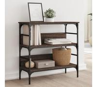 BOWEKAM Home & Garden - Mesa consola de roble marrón, 75 x 32 x 75 cm, elección de muebles de madera