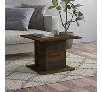 BOWEKAM Home & Garden - Mesa de centro de roble ahumado, 55,5 x 55,5 x 40 cm, diseño de muebles de madera