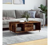 BOWEKAM Home & Garden - Mesa de centro de roble ahumado, 90 x 50 x 36,5 cm, elección de muebles de madera