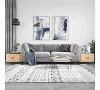 BOWEKAM Home & Garden-Mesas de café 2 piezas de roble Sonoma 50 x 50 x 40 cm, elección de muebles de madera