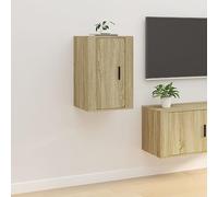 BOWEKAM Home & Garden - Mueble para TV (40 x 34,5 x 60 cm), color roble