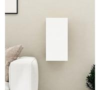 BOWEKAM Home & Garden-Mueble para TV blanco 30,5 x 30 x 60 cm, diseño de madera