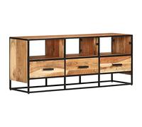 BOWEKAM Home & Garden-Mueble para TV de 110 x 30 x 45 cm, madera maciza de acacia