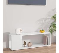 BOWEKAM Home & Garden-Mueble para TV de color blanco brillante, 100 x 24 x 32 cm, elección de muebles de madera