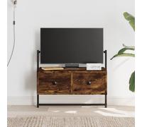 BOWEKAM Home & Garden-Mueble para TV de pared de roble ahumado de 60,5 x 30 x 51 cm, elección de muebles de madera