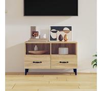 BOWEKAM Home & Garden-Mueble para TV de roble Sonoma, 80 x 36 x 50 cm, elección de muebles de madera